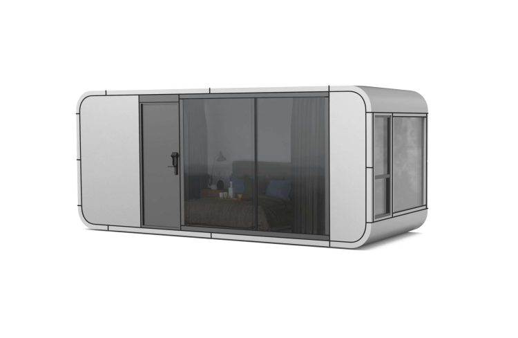 Maison capsule A205 – 13 m² – entièrement assemblée
